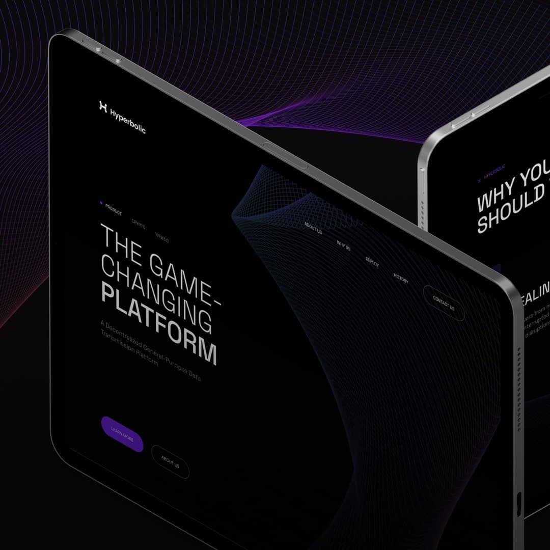Hyperbolic - a decentralized data transmission startup